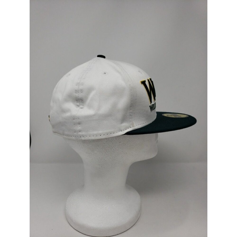 William & Mary New Era 59Fifty Fitted Hat Cap 7 3/8 Logo Green Tribe College - Picture 5 of 13